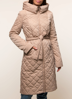 Пуховик женский DizzyWay 19301 Аннарита бежевый 62 RU