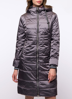 Пуховик женский DizzyWay 19318 Катлин серый 60 RU
