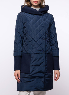 Пуховик женский DizzyWay 19316 Кендра синий 46 RU