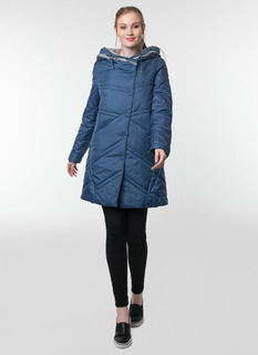 Пуховик женский DizzyWay 18316 Сабина синий 48 RU