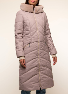 Пуховик женский DizzyWay 19303 Лара бежевый 42 RU