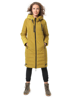 Пуховик женский DizzyWay 19420 Адория коричневый 50 RU