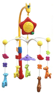 Мобиль электрический Shantou Gepai Цветные жирафики 34485