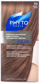 Краска для волос Phytosolba Phyto Color 7D Золотистый блонд