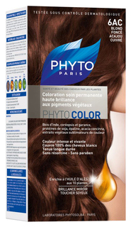 Краска для волос Phytosolba Phyto Color 6AC Темный блонд