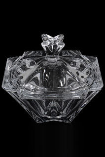 КОНФЕТНИЦА С КРЫШКОЙ 22 СМ Crystalite Bohemia