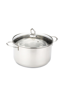 Кастрюля с крышкой 24х13,5 см ATTRIBUTE STEEL