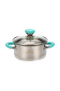 Кастрюля с крышкой 18х10,5 см ATTRIBUTE STEEL