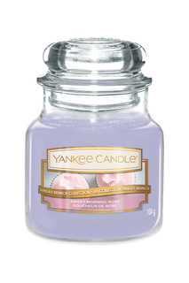 Свеча Утренняя роза YANKEE CANDLE