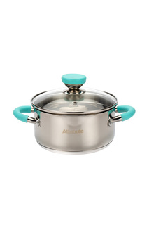 Кастрюля с крышкой 20х11,5 см ATTRIBUTE STEEL