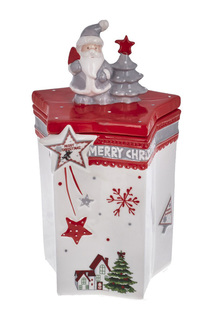 Ваза с крышкой DUE ESSE CHRISTMAS