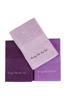 Bath Towel Set, 3 Pieces Beverly Hills Polo Club