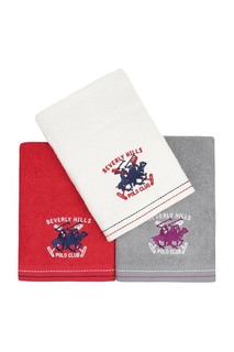 Hand Towel Set, 3 Pieces Beverly Hills Polo Club