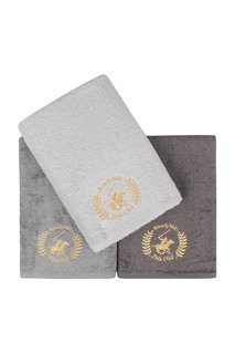 Bath Towel Set, 3 Pieces Beverly Hills Polo Club