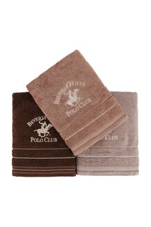 Bath Towel Set, 3 Pieces Beverly Hills Polo Club