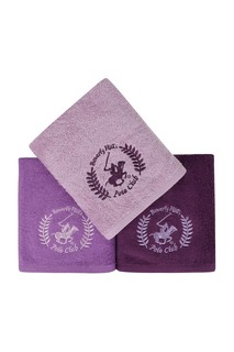 Hand Towel Set, 3 Pieces Beverly Hills Polo Club