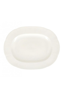 Блюдо овальное 38 см "White" Royal Bone China