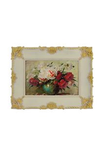 Картина "Ваза с пионами" Glasar ГЛАСАР