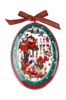 Новогодний шар "Бассет-хаунд" Mister Christmas