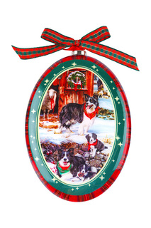 Новогодний шар "Бордер-колли" Mister Christmas