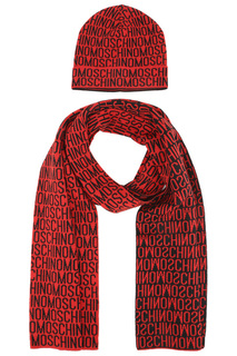 Комплект: шапка, шарф Moschino