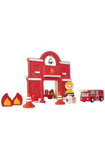 Набор Пожарная станция Plan Toys
