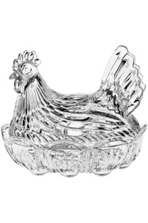 Доза "Курица", 21,5 см CRYSTAL BOHEMIA