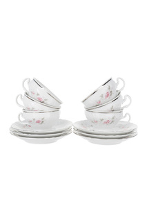 Чашка с блюдцем, 6 шт THUN