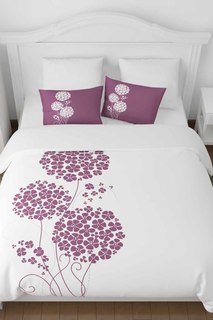 Постельное белье семейное "Перкалия" Сирень