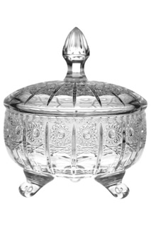 Доза на ножке, 21 см CRYSTAL BOHEMIA