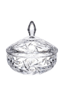 Конфетница с крышкой, 15 см Crystalite Bohemia