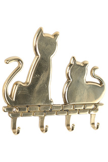 Крючок "2 кота", 10,5х12 см Stilars