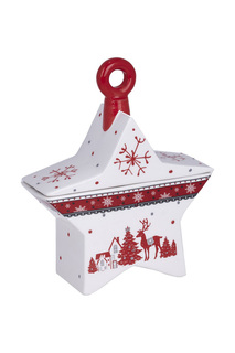 Ваза с крышкой DUE ESSE CHRISTMAS