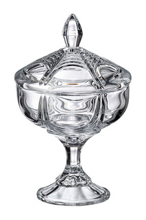 Конфетница с крышкой 24 см Crystalite Bohemia