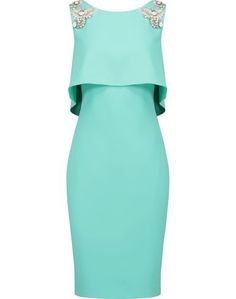 Платье до колена Badgley Mischka