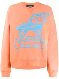 Dsquared2 printed logo sweatshirt