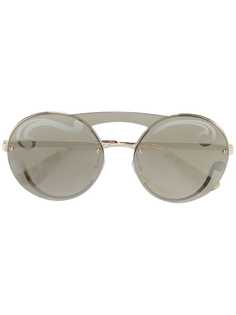 Prada Eyewear объемные солнцезащитные очки