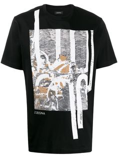 Z Zegna футболка с графичным принтом