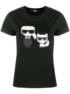 Karl Lagerfeld футболка с круглым вырезом и логотипом