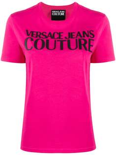 Versace Jeans Couture футболка с круглым вырезом и логотипом