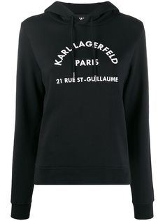 Karl Lagerfeld худи Address с логотипом