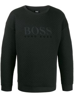 BOSS стеганая толстовка с логотипом