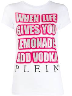 Philipp Plein декорированная футболка