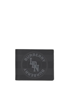 Burberry кошелек в клетку London Check с логотипом