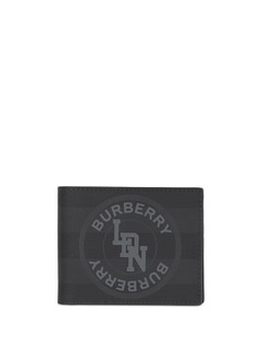 Burberry кошелек в клетку London Check с логотипом