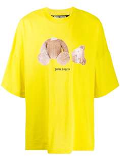 Palm Angels teddy bear print oversized T-shirt