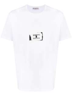 Givenchy футболка с нашивкой-логотипом