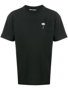 Palm Angels футболка с вышивкой