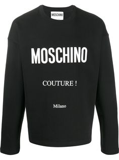 Moschino logo print sweatshirt
