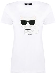 Karl Lagerfeld футболка Ikonik Choupette